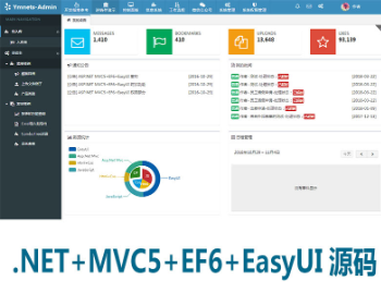 ASP.NET MVC5+EF6+EasyUI权限管理系统源码 C#工作流OA系统