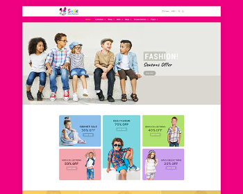 Shopify儿童时装外贸商城跨境电商主题模板Susie