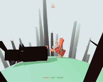 html5 canvas 3D疯狂兔子游戏源码 狗追兔子小游戏