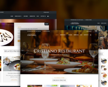 WordPress餐厅餐饮美食类企业网站主题模板Cristiano