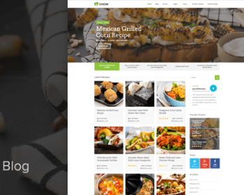WordPress美食烹饪餐饮食谱企业网站主题模板Chow