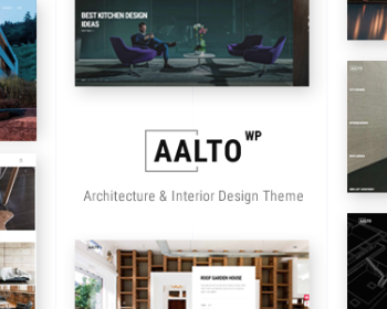 WordPress大气响应式建筑家具室内设计企业网站主题模板Aalto