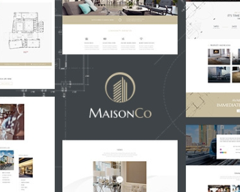 WordPress物业房地产公寓企业网站主题模板MaisonCo