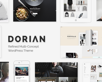 WordPress时尚精致多用途企业网站主题模板Dorian