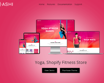 Shopify健身瑜伽运动服装鞋子商城网站主题模板ashi