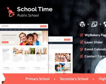 WordPress学校学院教育机构网站主题模板School Time