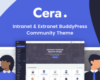 WordPress企业内外互联协作平台网站主题模板Cera