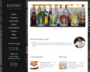 WordPress餐厅咖啡厅美食餐饮企业网站主题模板Eatery