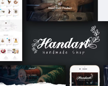 Magento手工艺术产品网站主题模板HandArt